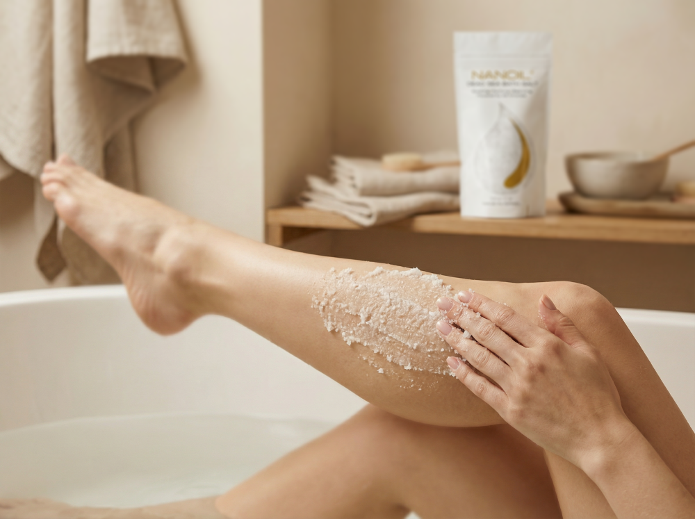 nanoil badesalt til fodbad